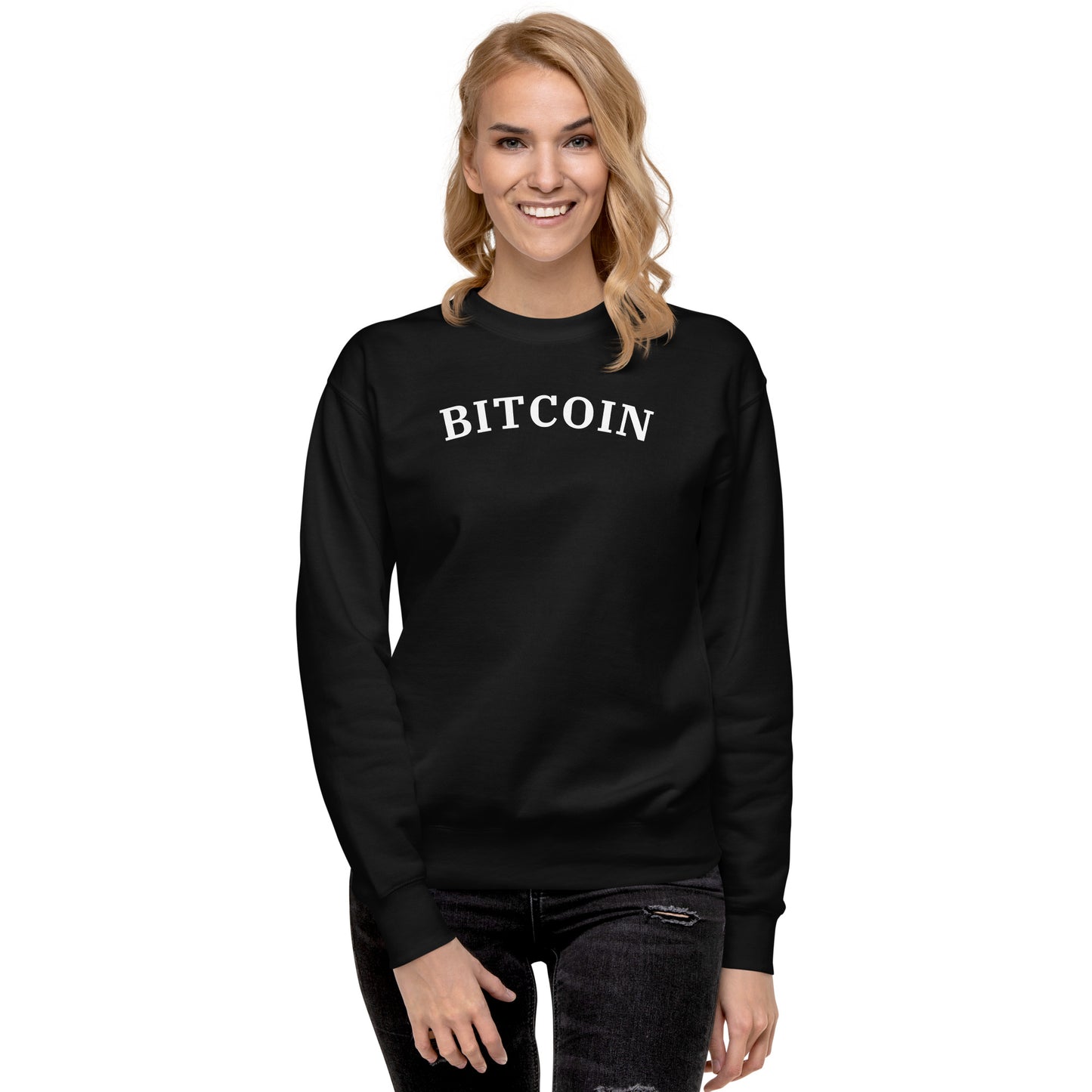 Bitcoin Unisex Premium Sweatshirt