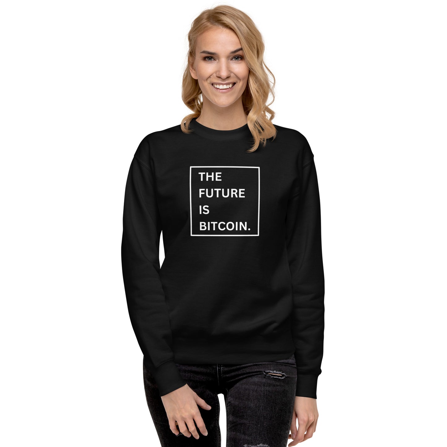 The Future is Bitcoin Unisex Premium Sweatshirt