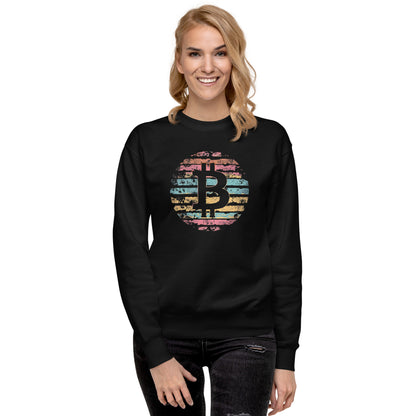 Bitcoin Color Wave Sweatshirt