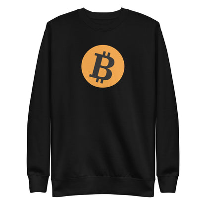 Bitcoin Logo Unisex Premium Sweatshirt