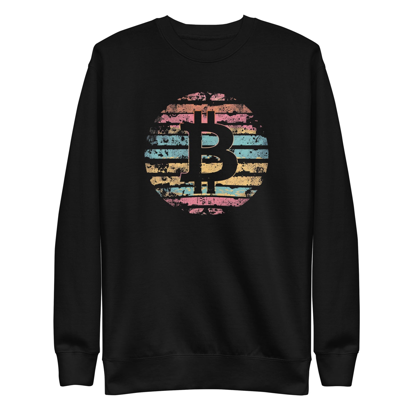 Bitcoin Color Wave Sweatshirt