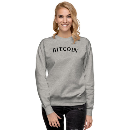 Bitcoin Unisex Premium Sweatshirt