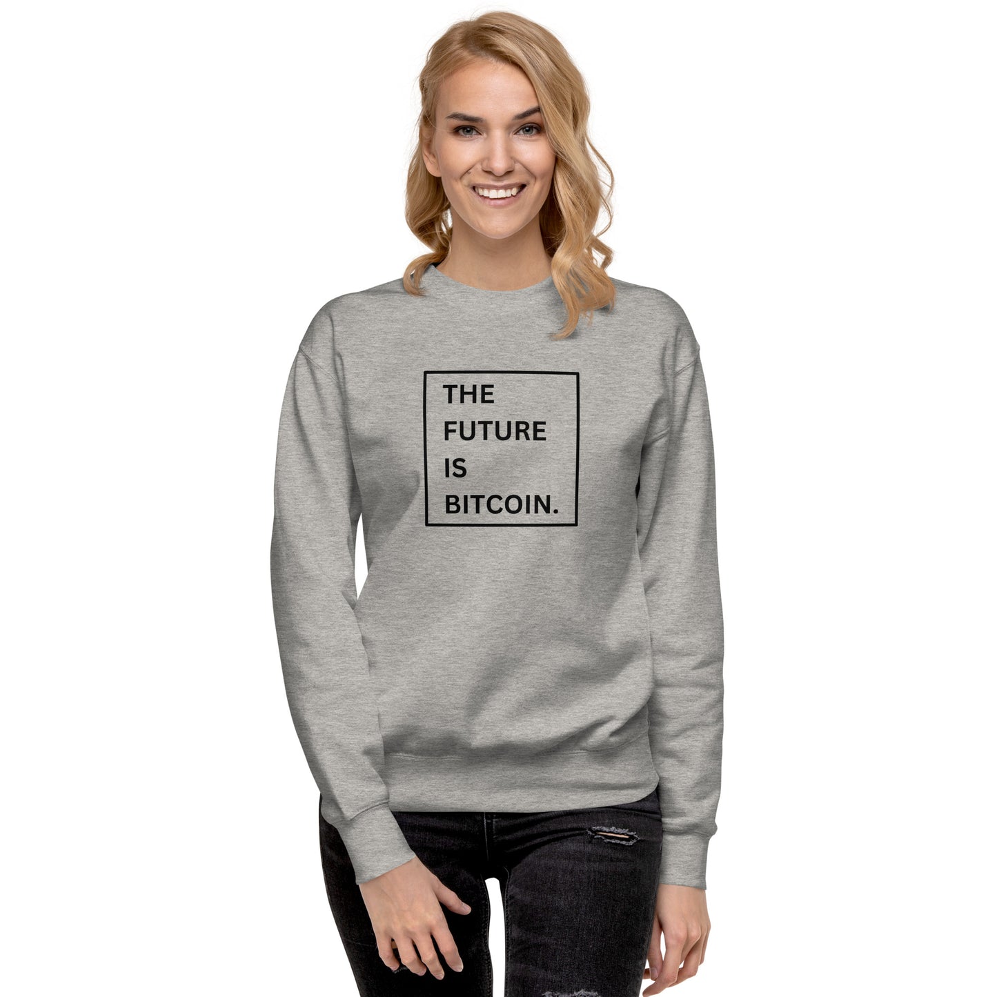 The Future is Bitcoin Unisex Premium Sweatshirt