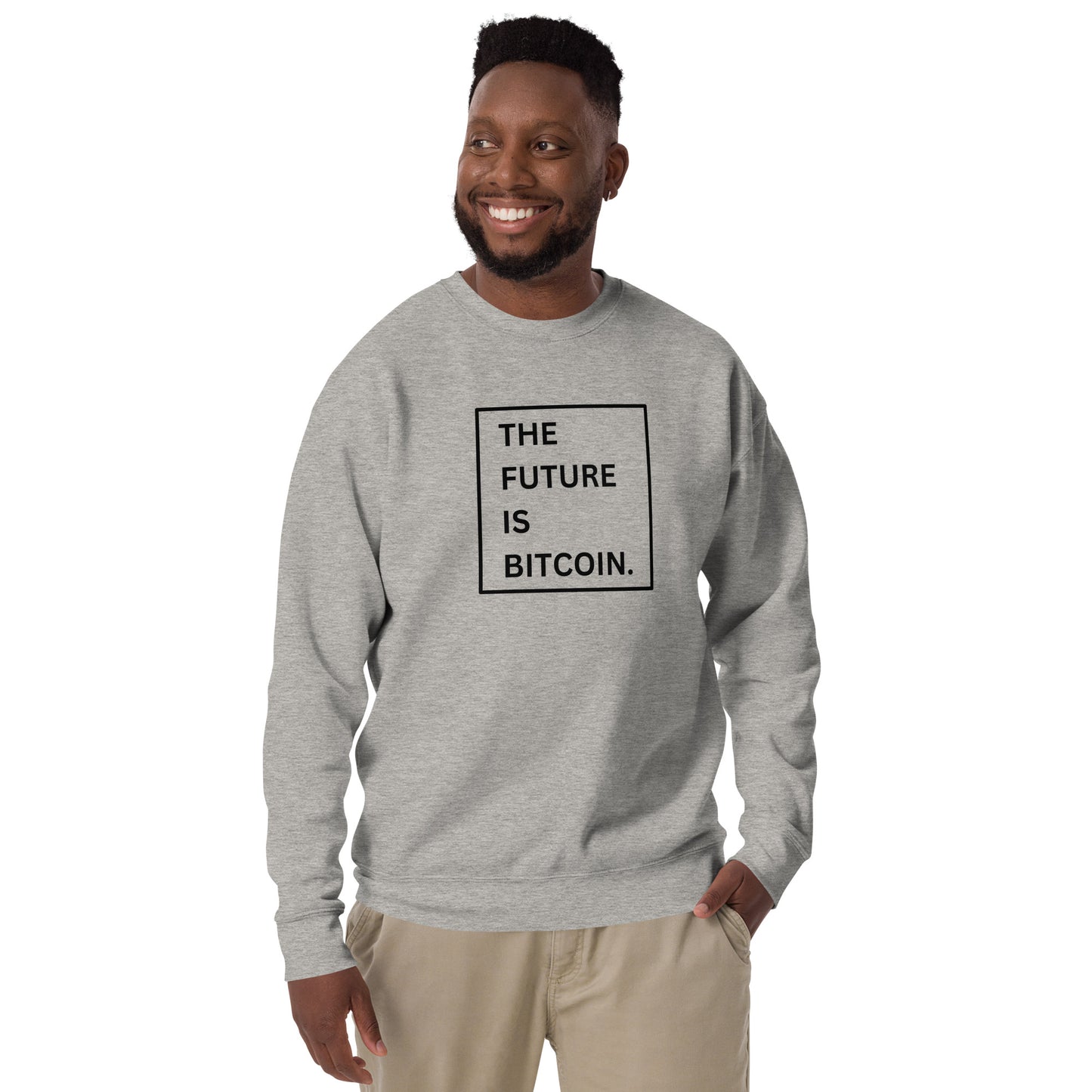 The Future is Bitcoin Unisex Premium Sweatshirt