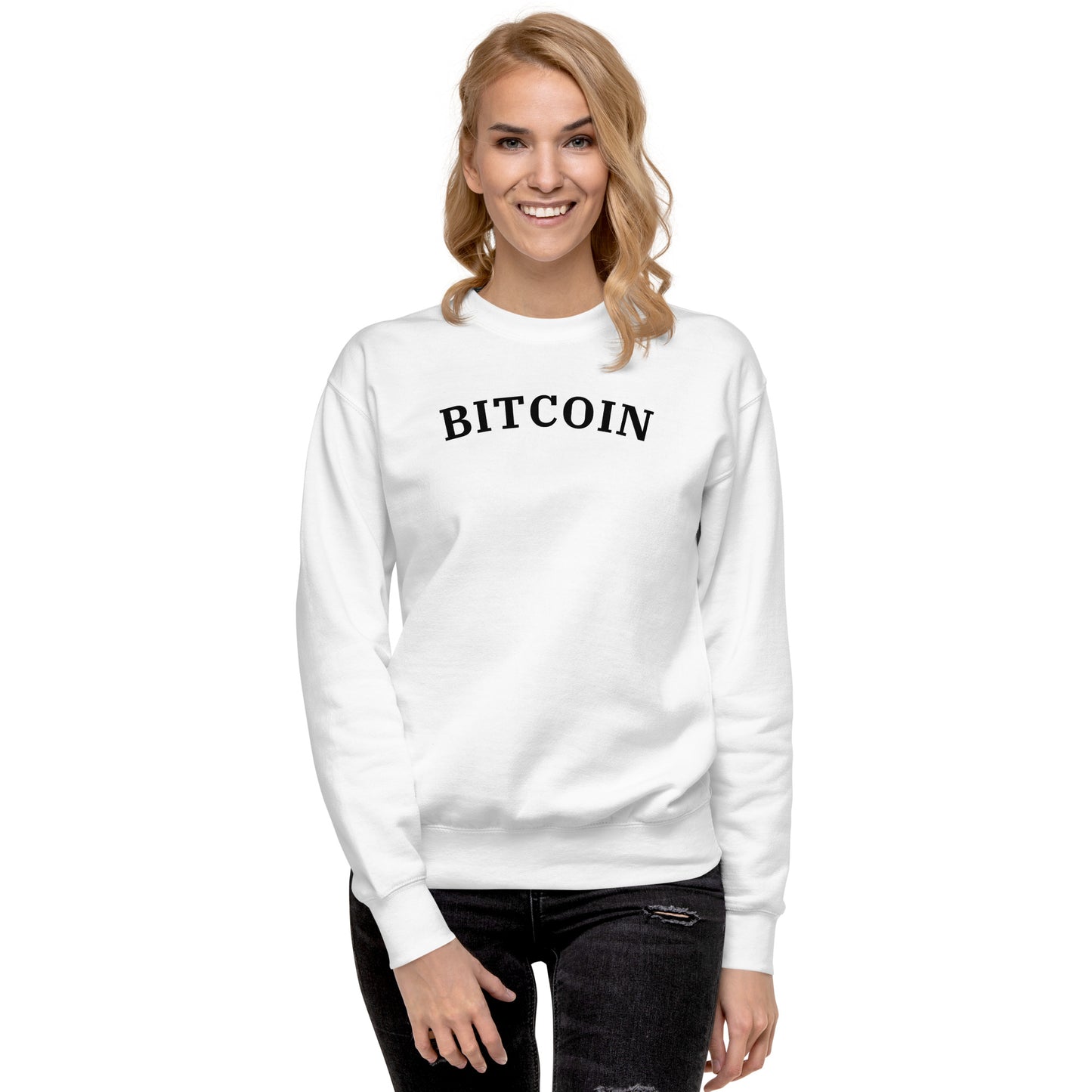 Bitcoin Unisex Premium Sweatshirt