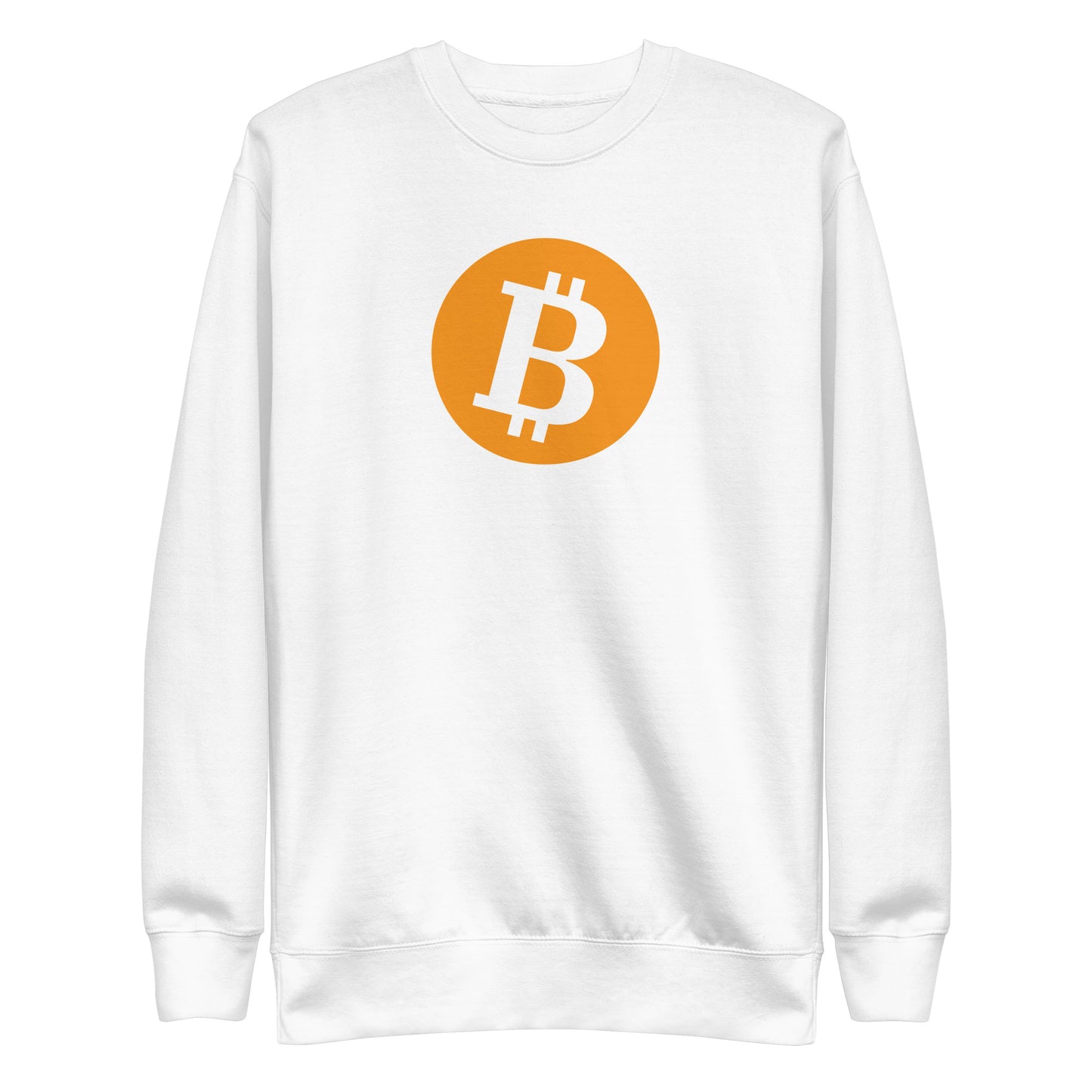 Bitcoin Logo Unisex Premium Sweatshirt